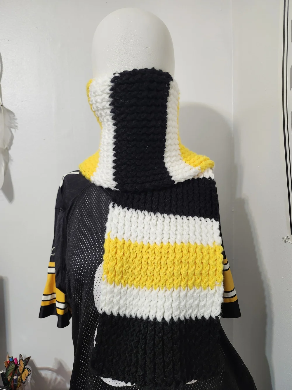 Hand Crafted Chunky Knit Scarf